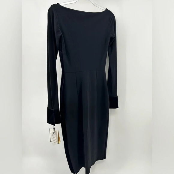 $795  Nwt LA PETITE ROBE DI CHIARA BONI MAYSA VELVET DRESS Black SZ 40/ US 4 - Picture 9 of 16
